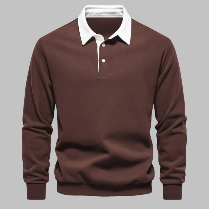 Éliane Elegant & Comfortable Polo Sweater