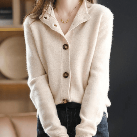 Anny Cashmere Knit Cardigan