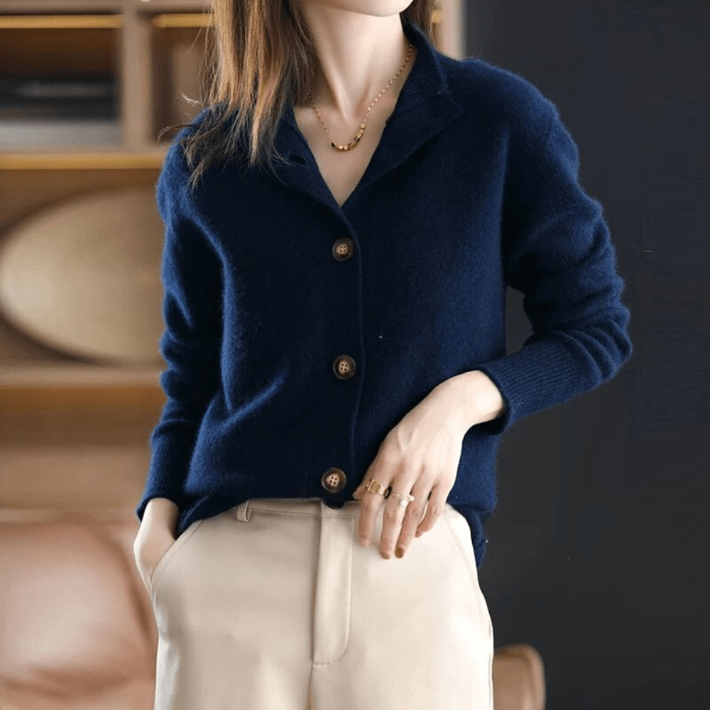 Anny Cashmere Knit Cardigan