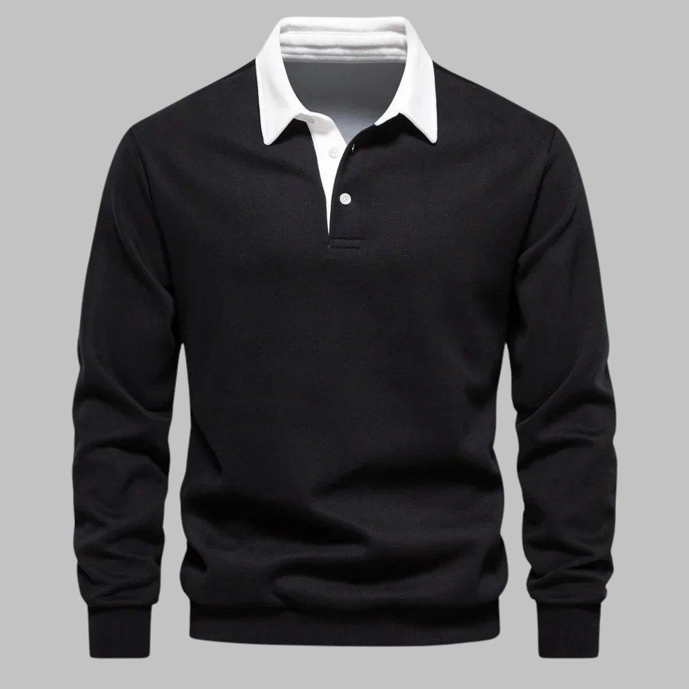Éliane Elegant & Comfortable Polo Sweater