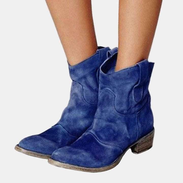 Noelle Suede Ridge Western Boots