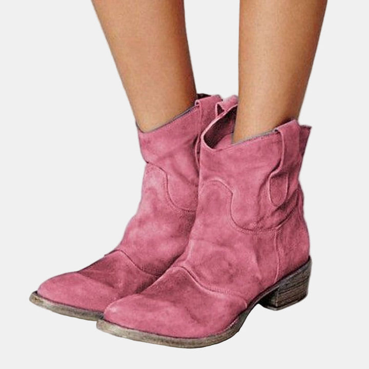 Noelle Suede Ridge Western Boots