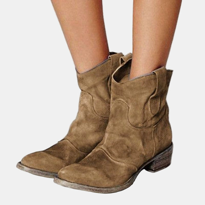 Noelle Suede Ridge Western Boots