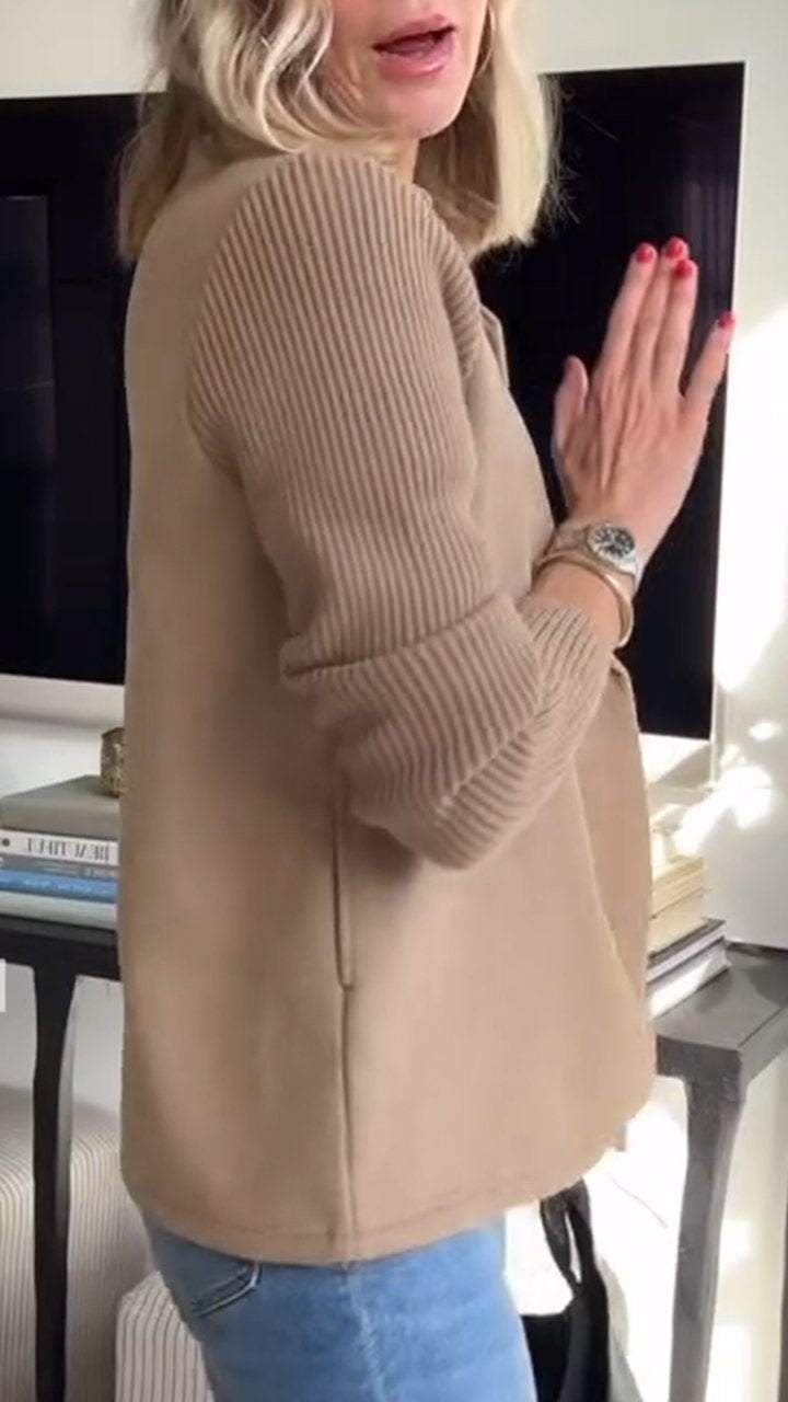 Alesia Casual Button-Front Blazer