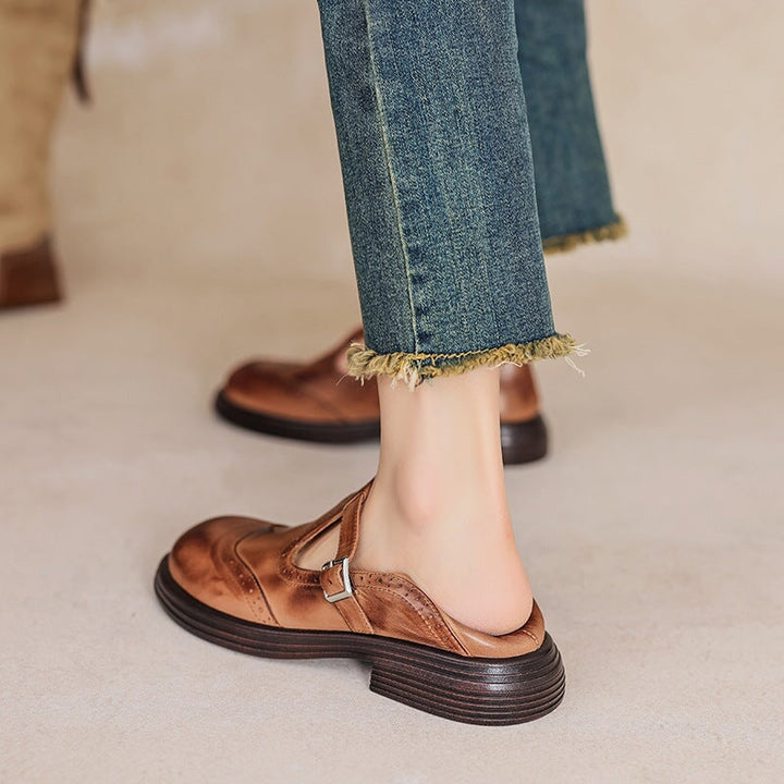 Amber Chic Mary Jane Flats