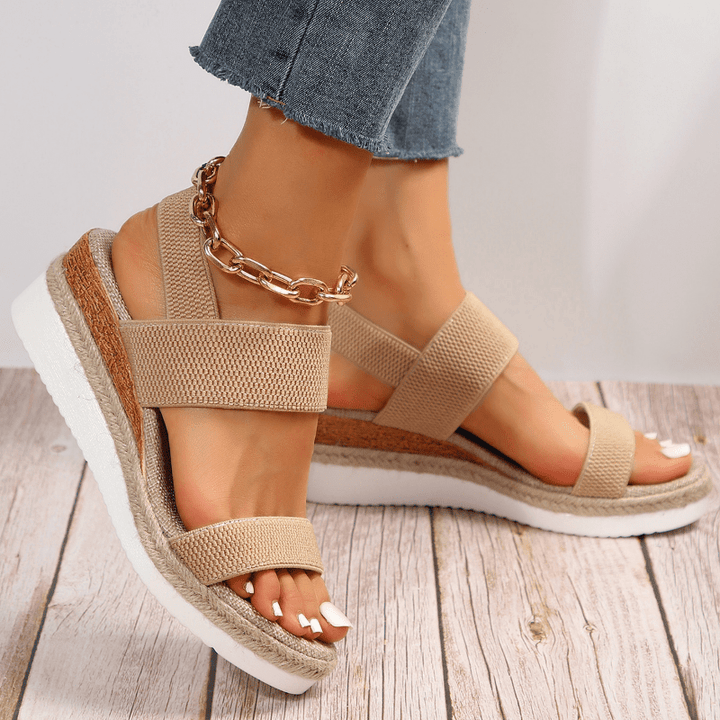 Melyora Comfort Orthopedic Platform Sandals