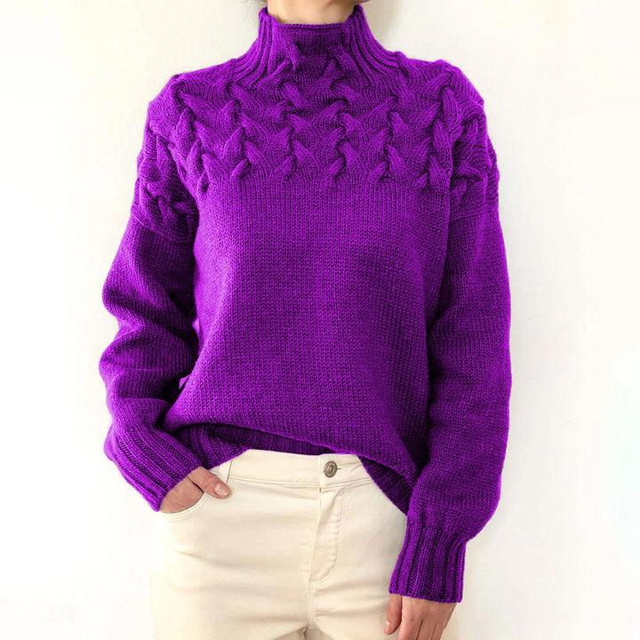 Elena Cozy Knit Turtleneck