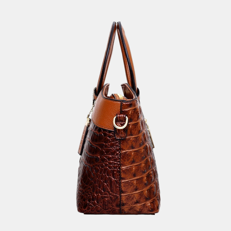 Jaye Stylish Crocodile-Pattern Handbag