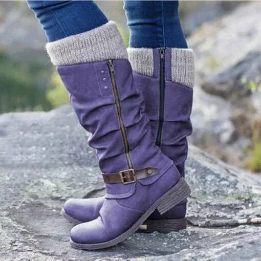 Side Zipper Ankle Boots