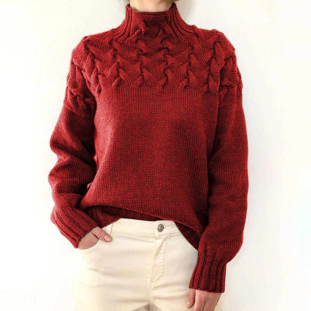 Elena Cozy Knit Turtleneck