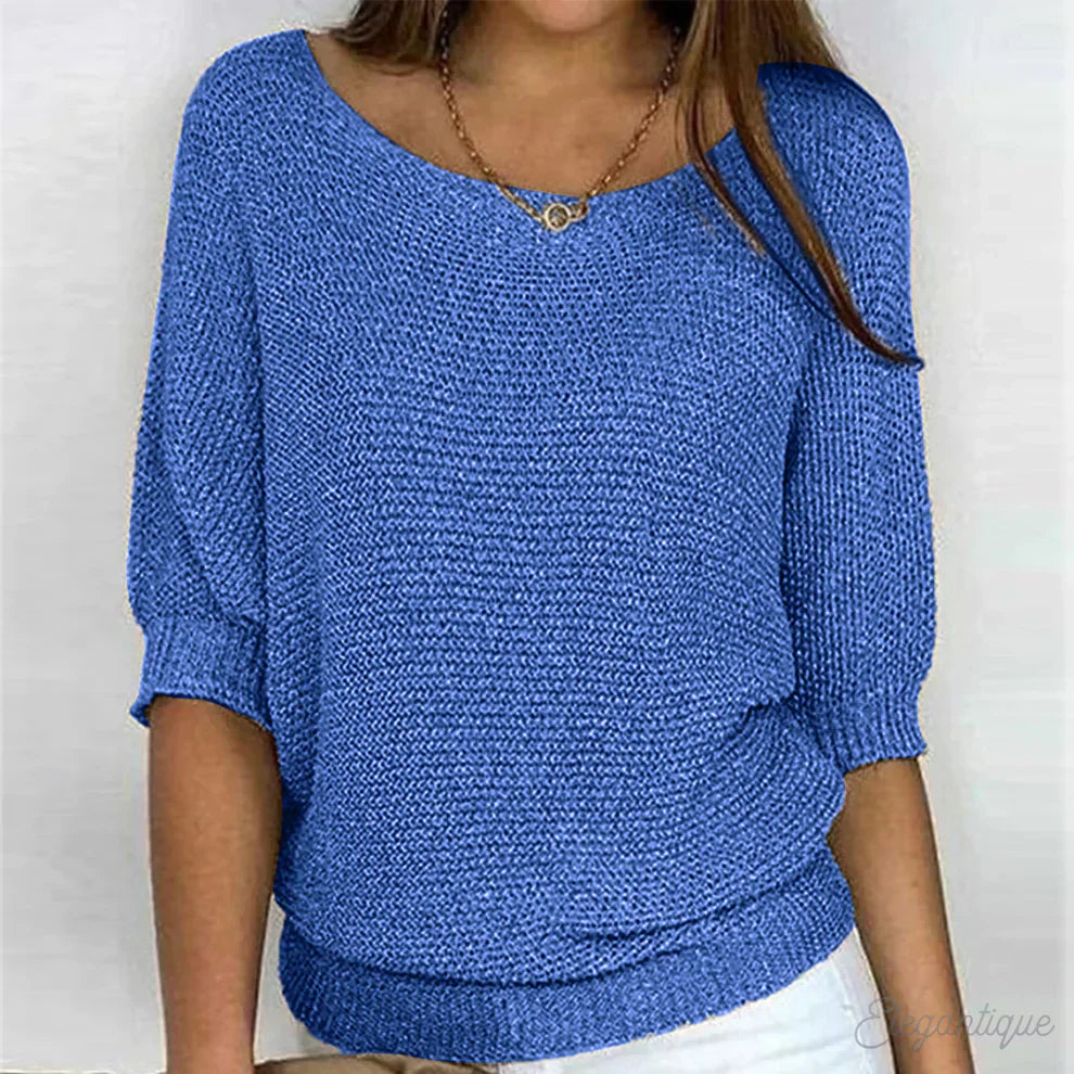 Luigia Elegant Knit Pullover