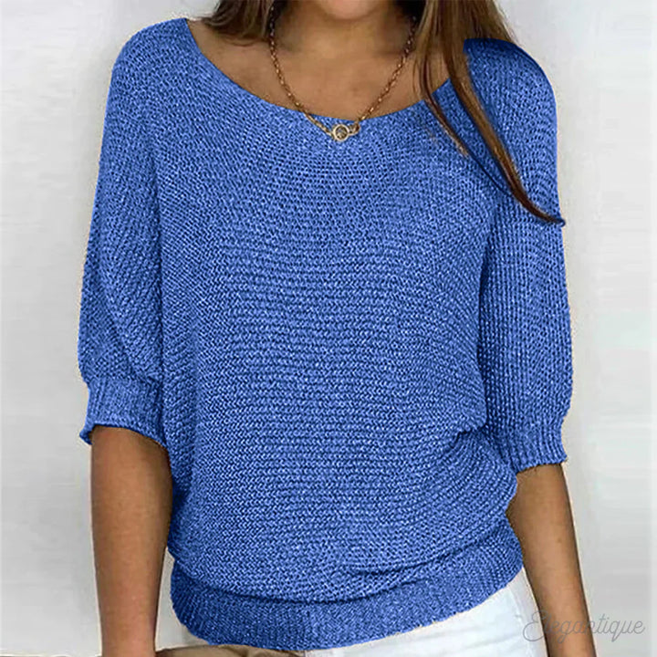 Luigia Elegant Knit Pullover