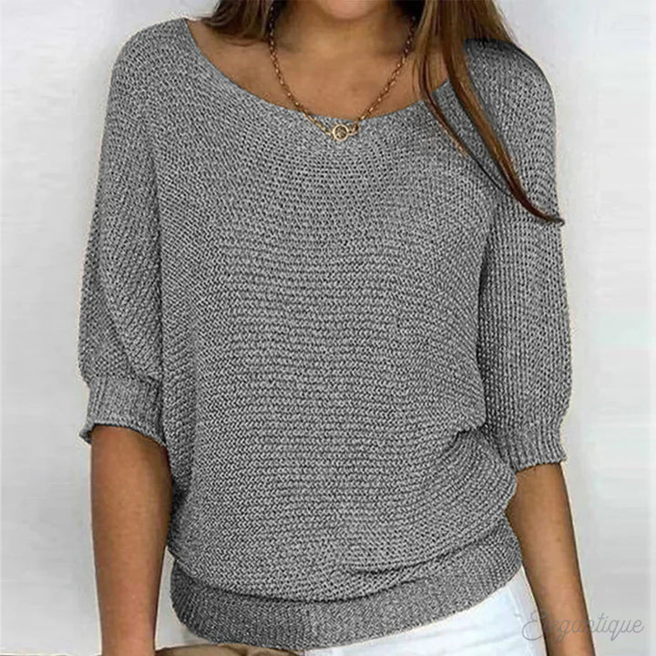 Luigia Elegant Knit Pullover