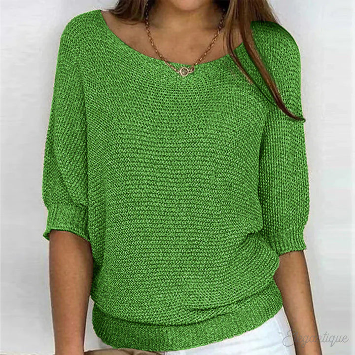 Luigia Elegant Knit Pullover