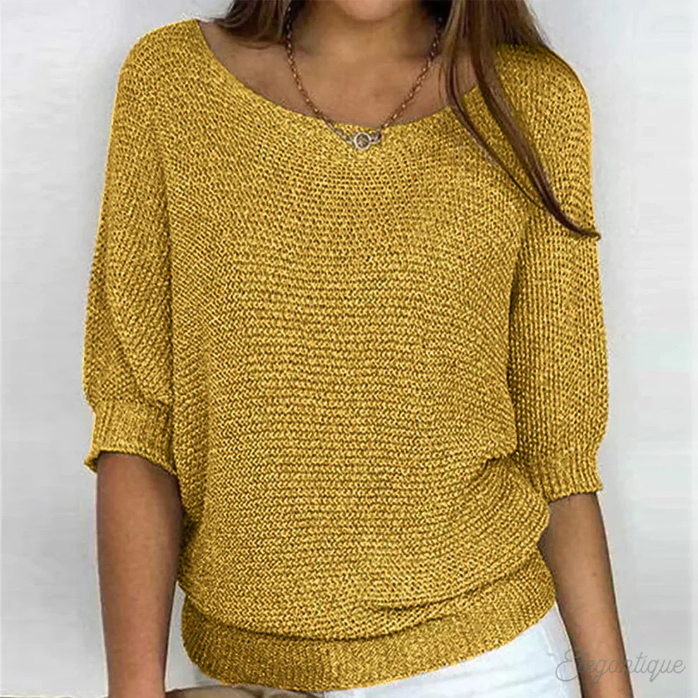 Luigia Elegant Knit Pullover