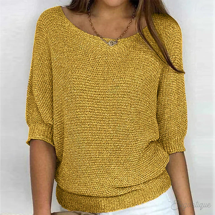 Luigia Elegant Knit Pullover