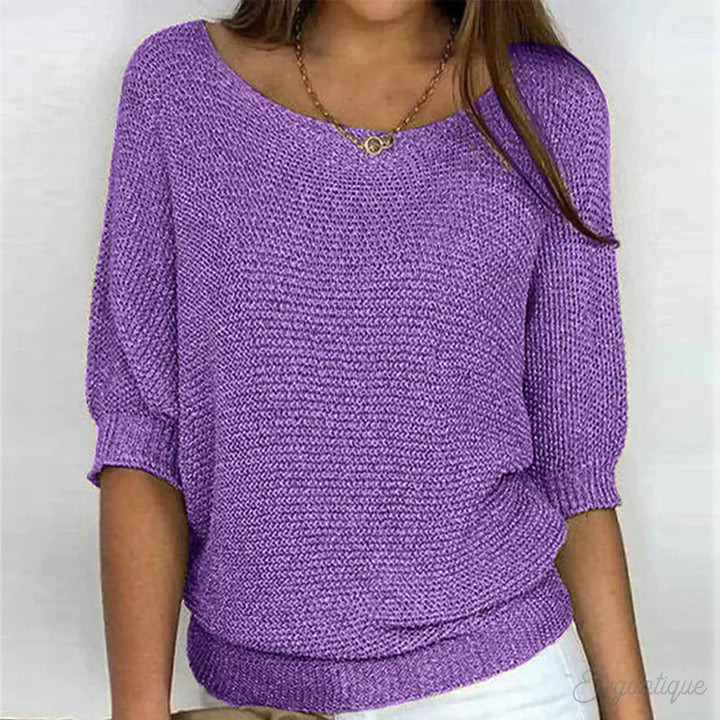 Luigia Elegant Knit Pullover