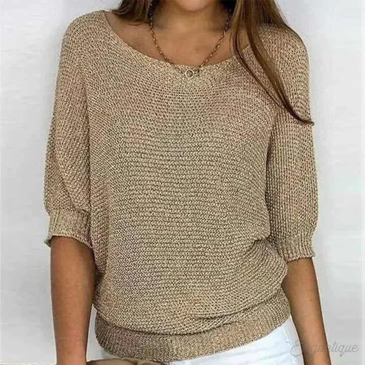 Luigia Elegant Knit Pullover