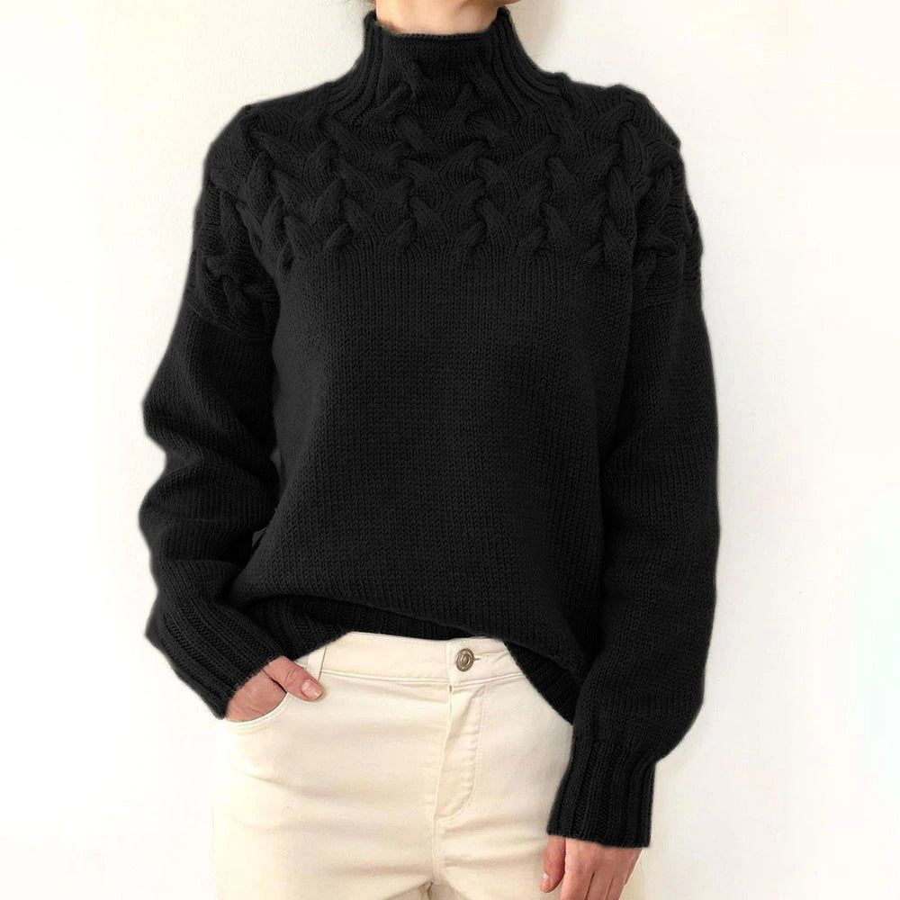 Elena Cozy Knit Turtleneck